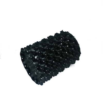 20cm Durchmesser 0.7mm PVCbeschichteten Plastikluft-Töpfe nicht abbaubare Polymer-schwarze Luft-Töpfe