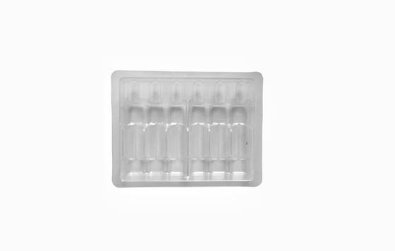 Durchsichtige flüssige thermoformierte Ampulle 5 Packungen Plastikflasche Blister