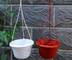 Pflanzen des hängenden PVC-HDPE weichen Plastikblumen-Topf-Haken-Garten-Zusatzes