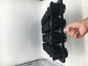 24 Hohlräume bildeten Plastikblumensamen-Starter-Töpfe sämlings-Behälter ODM 75mm Grübchen