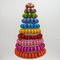 Kleinon-line-Turmstand macaron Reihe des Auftrages 10 für Anzeige mit Acrylbasis