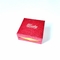 Logo Embossed Rigid Hexagon Paper-Geschenkbox, die rote Schmuck-Geschenkbox-Gewohnheit verpackt
