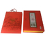 Geschenkbox-rote steife LuxusPapiertüte, die kundenspezifischen Logo For Tea Chocolate verpackt