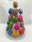 APET bedecken Anzeigen-Turm 5 Reihe Macaron-Stand Laduree Macaron mit Blasen