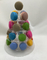 Wegwerfplastik10 Reihe Macaron-Turm für Kuchen