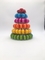 Wegwerfplastik10 Reihe Macaron-Turm für Kuchen