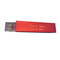 Luxuriöse 12-teilige Macaron-Verpackung, rote Kraftpapierbox mit Kunststoffinnenseite