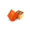 Verpackenkasten-recyclebare UVbeschichtung 2pcs reizendes orange Kraftpapier Macaron