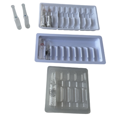 1 ml 2 ml 3 ml Ampulle Flasche Selbstklebstoffetikett PET Ampulle Tray Komplett-Set der Anpassung