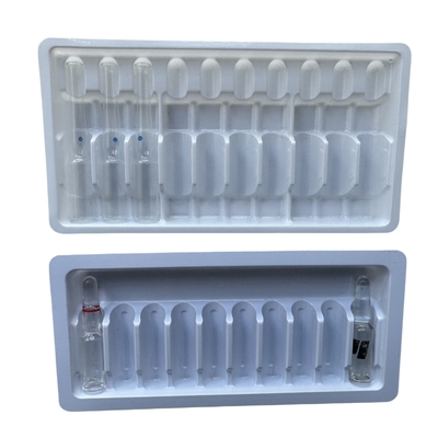 PET-Blister Verpackungsplatte Wasser-Injektionsampulle-Platte kundenspezifischer Großhandel