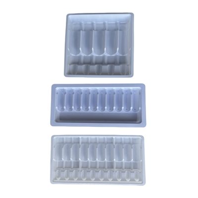 PET-Polyethylen-Terephthalat-Ampulle-Tray Anpassung 1ml 2ml 5ml 10ml Ampulle-Tray mit mehreren Spezifikationen zur Auswahl