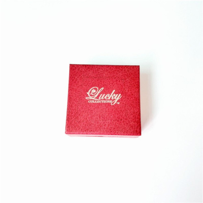Logo Embossed Rigid Hexagon Paper-Geschenkbox, die rote Schmuck-Geschenkbox-Gewohnheit verpackt