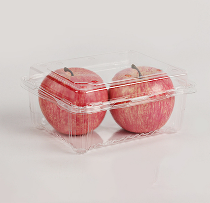 Großhandelskarton für Einwegfrüchte mit transparenter Abdeckung und einer dicken Kunststoffblisterverpackung für die Verpackung von Früchtenschneidkartons, maßgeschneidert