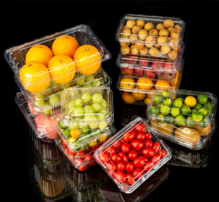 clamshell container  plastic clamshell box  pet clamshell container fruit clamshell box