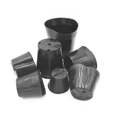 HDPE-Plastik-Kinderpflanzentopf Zwiebelkerne Schwarze Töpfe für Gewächshäuser