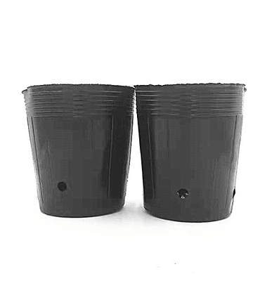 HDPE-Plastik-Kinderpflanzentopf Zwiebelkerne Schwarze Töpfe für Gewächshäuser