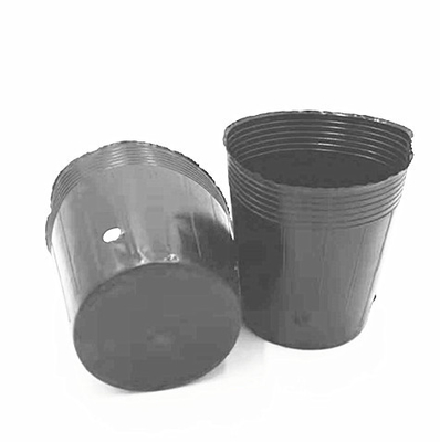 HDPE-Plastik-Kinderpflanzentopf Zwiebelkerne Schwarze Töpfe für Gewächshäuser