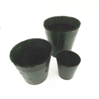 Besondere Größe Schwarz PVC PS Kunststoff Weichblumenpflanztopf