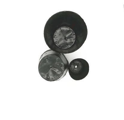 Besondere Größe Schwarz PVC PS Kunststoff Weichblumenpflanztopf