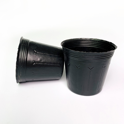 Winter PE Schwarz 3 Gallonen Pflanzenpfannen 23cm Höhe Tiefe Kinderpflanzenpfannen