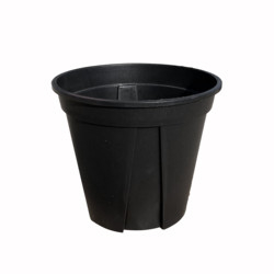 Großhandel 2.5L Schwarzer Garten Kunststoff Kindergarten Gallonen Topf Dicke Gallonen Bonsai Beschneidung aus PP / HDPE