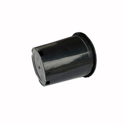 Dauerhafte harte Kunststoff 3 Gallonen schwarze Blumenpflanzen Topf große Kinderpflanzen Topf aus PP / HDPE