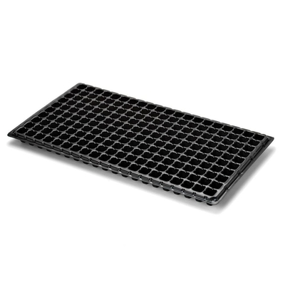 Pflanzenpflanzende Trays Saatgutpflanzende Trays 50,72,128,200,288 Zellen HIPS Kunststoff Gartenbau Samenkeimen Schacht mit großem Preis