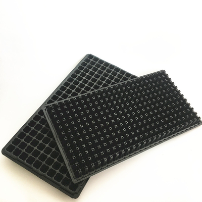 Pflanzenpflanzende Trays Saatgutpflanzende Trays 50,72,128,200,288 Zellen HIPS Kunststoff Gartenbau Samenkeimen Schacht mit großem Preis