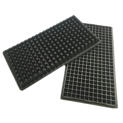 Pflanzenpflanzende Trays Saatgutpflanzende Trays 50,72,128,200,288 Zellen HIPS Kunststoff Gartenbau Samenkeimen Schacht mit großem Preis