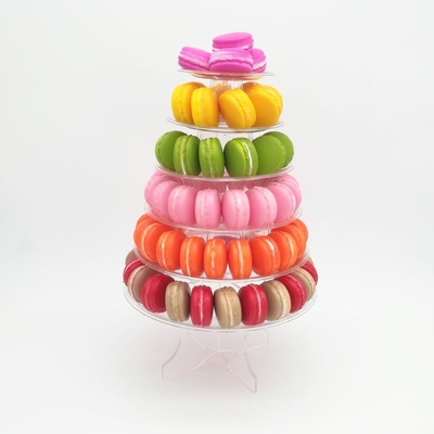 6 Stufen Macaron Tower 10 Stufen Macaron Tower Stand mit Acrylboden