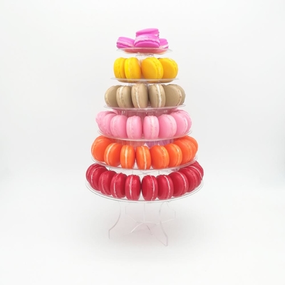 6 Stufen Macaron Tower 10 Stufen Macaron Tower Stand mit Acrylboden