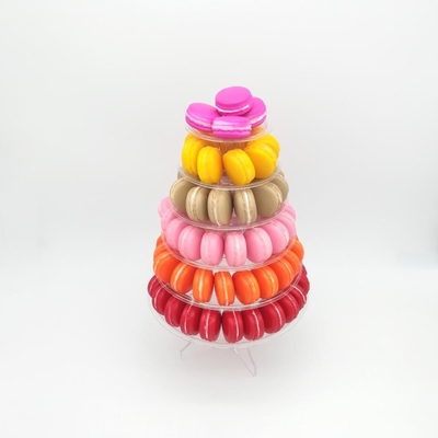 6 Stufen Macaron Tower 10 Stufen Macaron Tower Stand mit Acrylboden