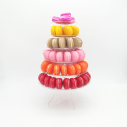 6 Stufen Macaron Tower 10 Stufen Macaron Tower Stand mit Acrylboden