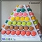 Multifunktions- 31cm hohes Plastik-Macaron, das französischen Macarons-Stand verpackt