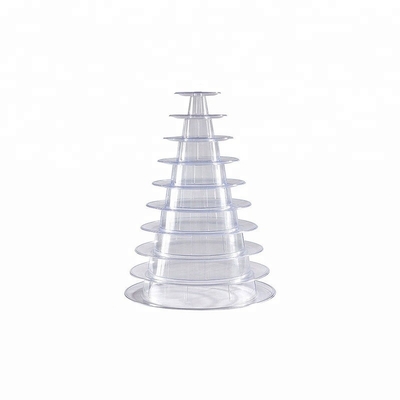 Neues Design 10 Stufe Macaron Turm Einweg-Essensbehälter