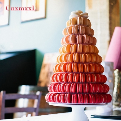 Super WOW 10 Stufe Macaron Blister Tower Stand Verpackung mit Acryl