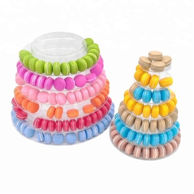 Neuer Macaron Tower Pyramide 13 Stufe Kunststoff Macaron Tower Display Stand