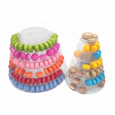 Neuer Macaron Tower Pyramide 13 Stufe Kunststoff Macaron Tower Display Stand