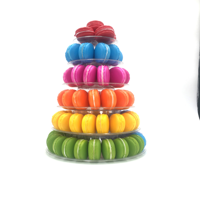 Kunststoff 6-Schichten Makkaron-Display-Regal 3-5 mm Dicke