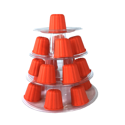 4 Stufe Canele Tower Stand Fall für Hochzeitskuchen Dekoration