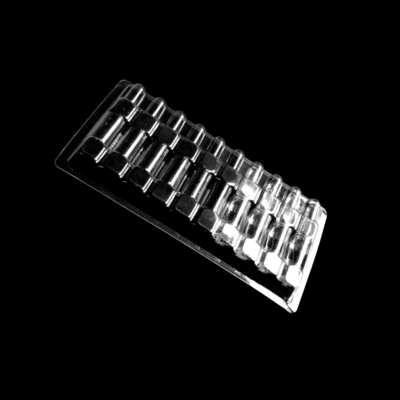 Durchsichtige Plastik Ampulle Tray Blister Verpackung in PVC PET PETG ESD