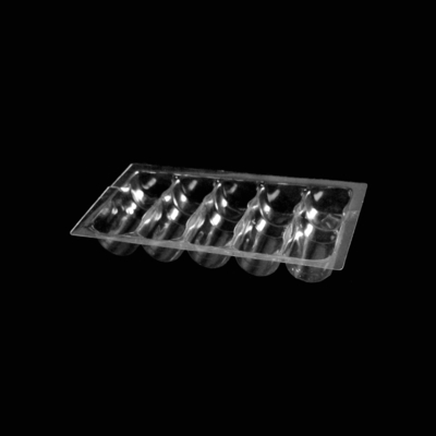 Durchsichtige PVC-PET-PP-Clamshell-Verpackung Plastik-Blister-Ampoule-Tray mit Papierkarten-Einsatz