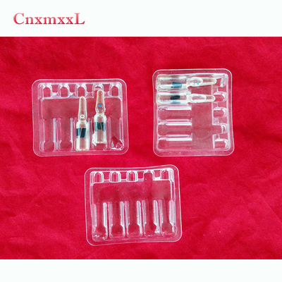 ISO-Zertifikat Durchstechflasche Ampulle-Trays Kunststoff-Tray für 2 ml 3 ml 5 ml 10 ml