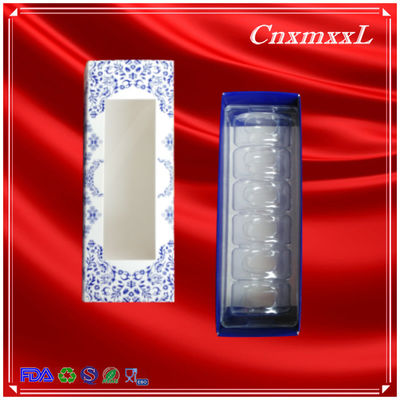 Macaron-Schachtel   Macaron-Kunststoffbehälter  transparente Macaron-Blisterbox  Macaron-Schalen-Tablett