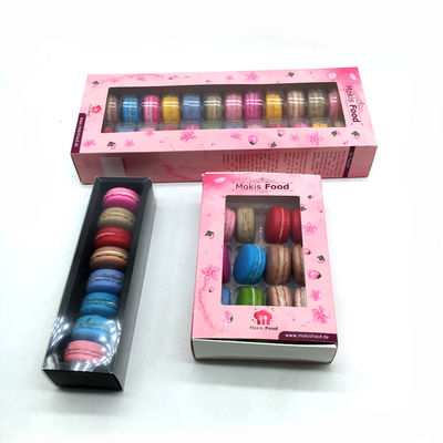 PET blister macaron box odor‑free pastry box  anti‑crush pastry box dust‑proof dessert container prevent macaron damage