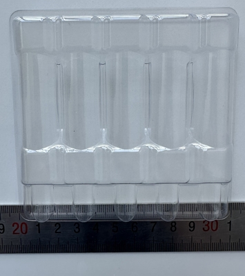 PET-Fragile Goods Verpackungsplatte Glasflasche Festverpackungsplatte Wasser Injektion 1ml 2ml 5ml 10ml 5 Pack