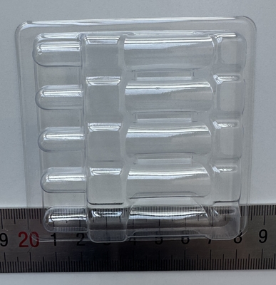 PET-Fragile Goods Verpackungsplatte Glasflasche Festverpackungsplatte Wasser Injektion 1ml 2ml 5ml 10ml 5 Pack