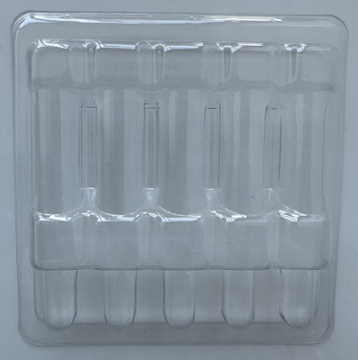 PET-Fragile Goods Verpackungsplatte Glasflasche Festverpackungsplatte Wasser Injektion 1ml 2ml 5ml 10ml 5 Pack