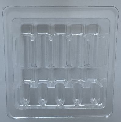 PET-Fragile Goods Verpackungsplatte Glasflasche Festverpackungsplatte Wasser Injektion 1ml 2ml 5ml 10ml 5 Pack