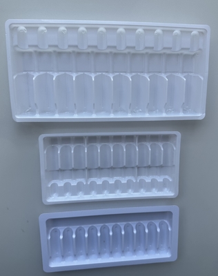 PET 1ml 2ml 5ml 10ml 10 Ampulle Tray Vakuum Formende Tray Anpassung